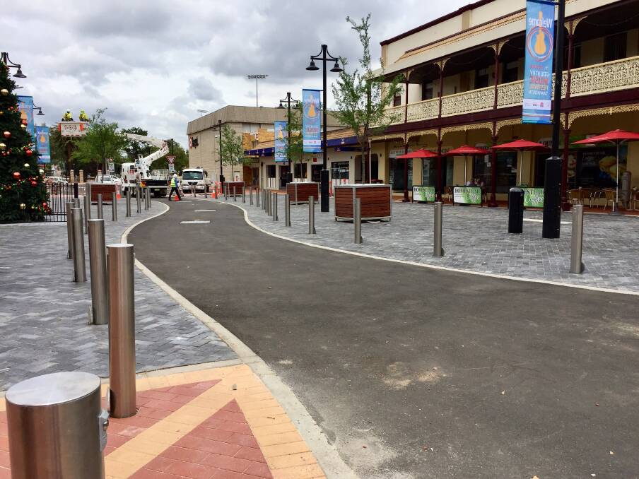 The one-way road through Fitzroy Plaza will be the first to close, but isn't expected to have much of an effect on traffic since it's a pedestrian-dominated area. File picture by Jacob McArthur