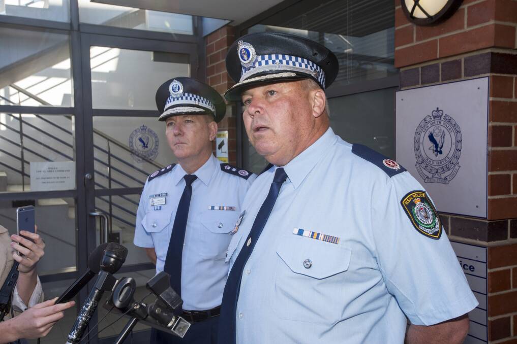Major overhaul: NSW Police Commissioner Mick Fuller and Deputy Commissioner for Regional NSW Gary Worboys are leading the re-engineering of the force in country NSW. Photo: Peter Hardin 