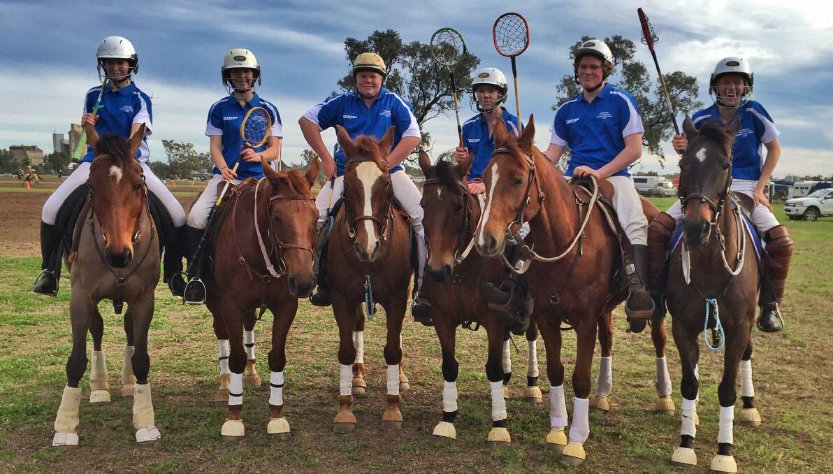 TALENT: Team Cyclone members Alex Goufas, Ruby Ticehurst, Sam Caskey, Toby Powell, Brodie McLachlan and Lauren Wall were runners-up in the D grade.