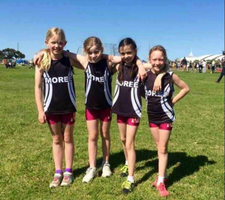 Star Yetman athletes, Sophie Moore, Olivia Dight, Lucy McColl and Sophie Pender.
