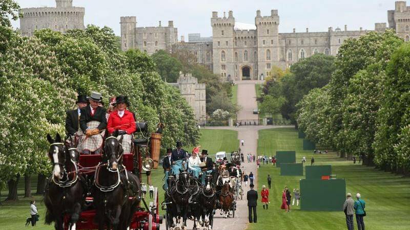 Fevered preparations are underway at Windsor ahead of Harry and Meghan Markle's wedding on Saturday.