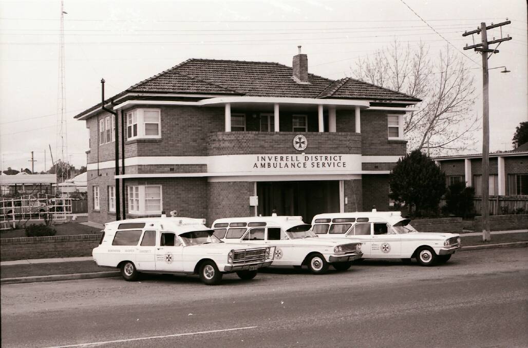 Top service throughout history: The Inverell Ambulance Station in 1969.