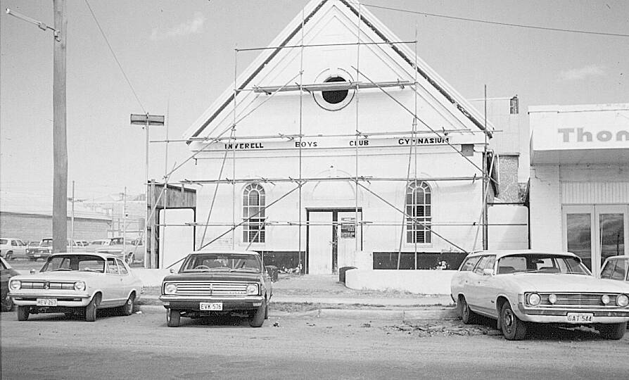 The beginning: The first Inverell Masonic building in Vivian Street. 
