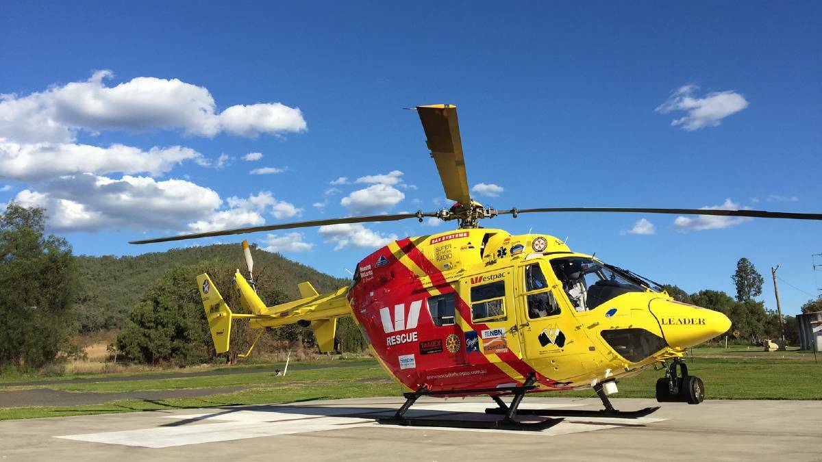 Man injured while loading cattle airlifted to Newcastle