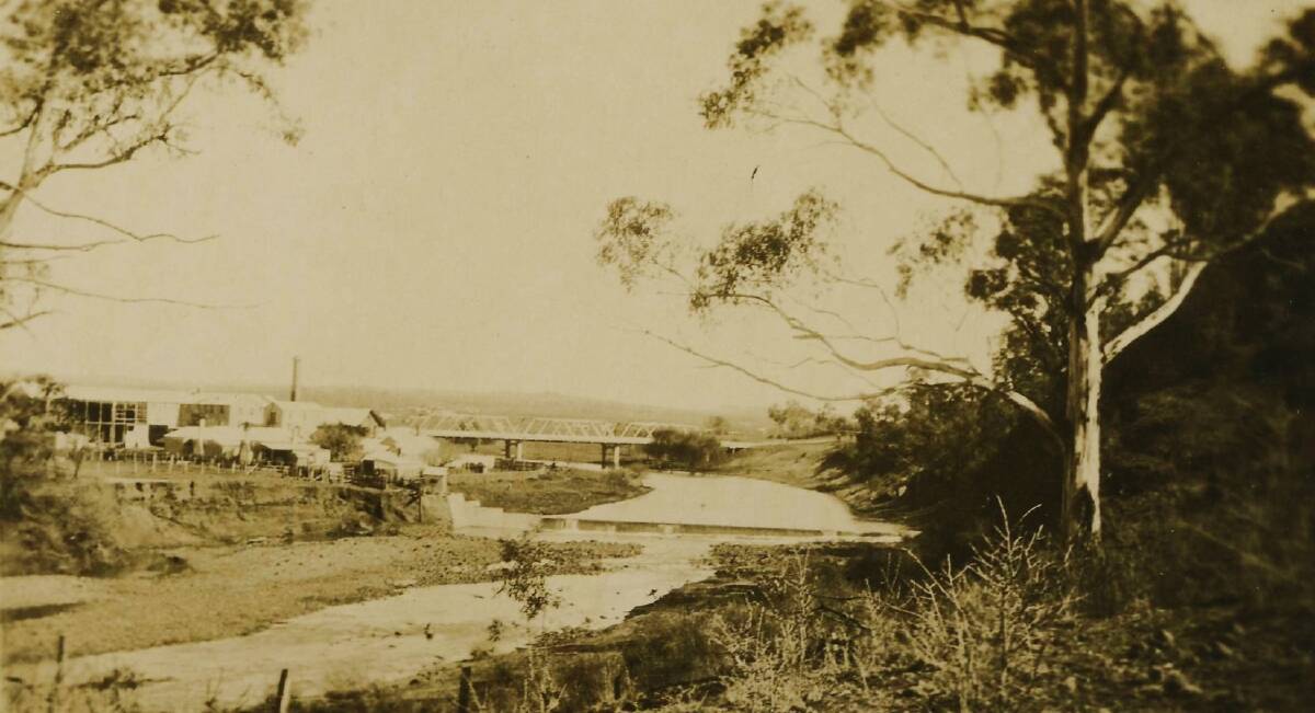 HISTORICAL: The view of the Inverell Weir circa 1920s. Photo contributed
