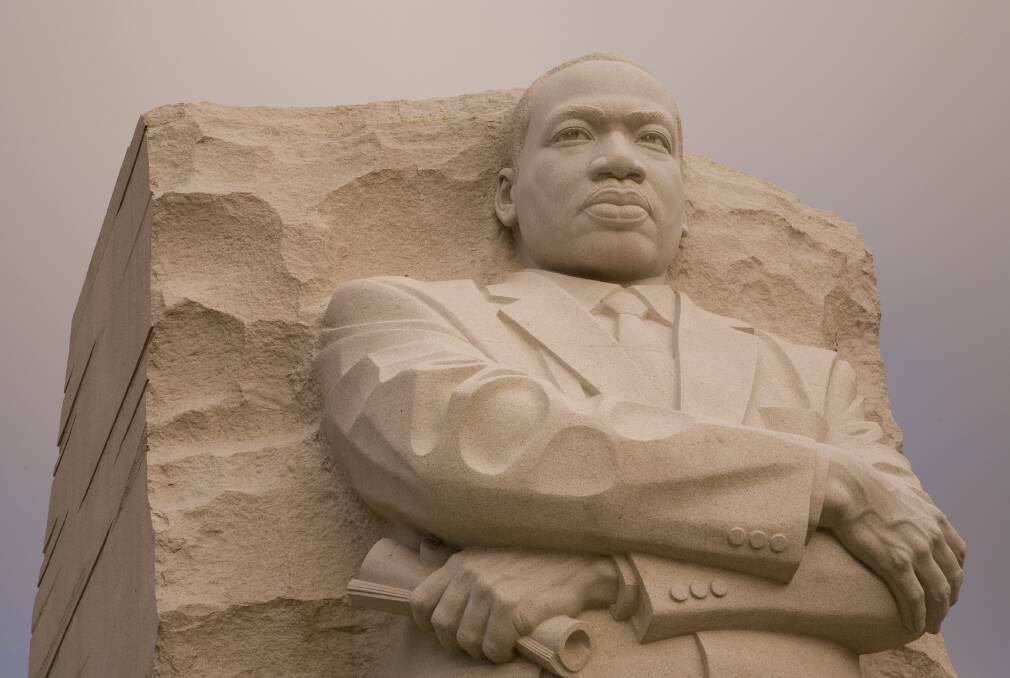VISIONARY: The monument to Dr Martin Luther King in Washington DC. Photo: Getty Images.