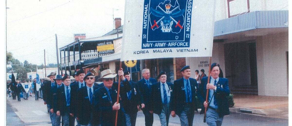 Local NASHOs in an annual march in Bingara. Photo contributed by Margaret Adams 