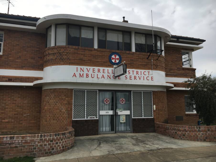 Poor condition: Peeling paint and holes in walls are reportedly some of the problems at Inverell Ambulance Station. Photo: Heidi Gibson