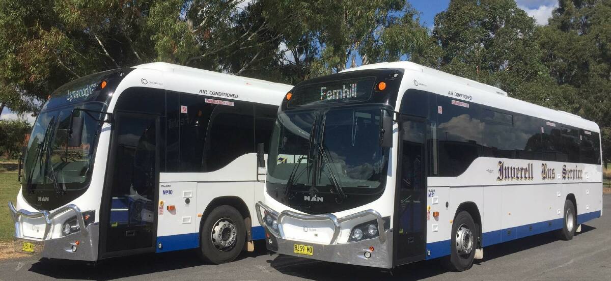 Seatbelts secured: NSW Budget allocates $29m to have seatbelts fitted to all rural and regional buses by the end of 2021. 
Photo courtesy of Inverell Bus Service