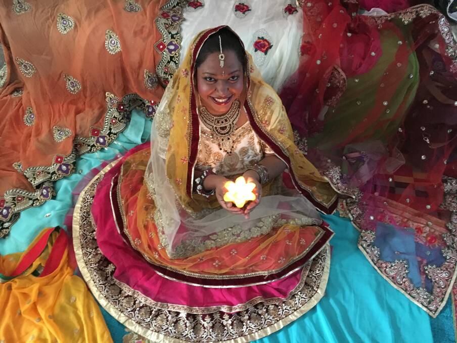 Celebration: Michelle Nandita will join the local Fijian-Indian community in celebrating Diwali in Inverell this year. Photo: Heidi Gibson