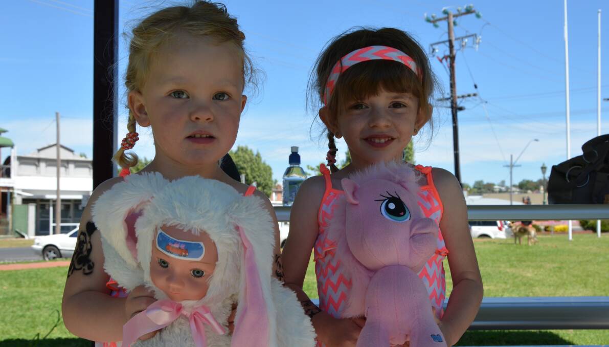 Meet Bunny with carer Isbella Buxton, 3, and Pinky Pie with Makayla McColl, 5. Photos: Merilyn Vale