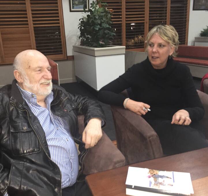 Hope, not despair: Family Drug Support Australia founder Tony Trimingham OAM, with Annie Bleeker from the Alcohol and Drug Foundation, both spoke at the forum.