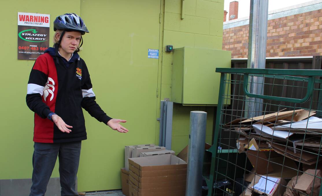 Store manager Hayley Underwood said the free deliveries were an important service for the community and she was disheartened to see Logan (pictured) punished for it.