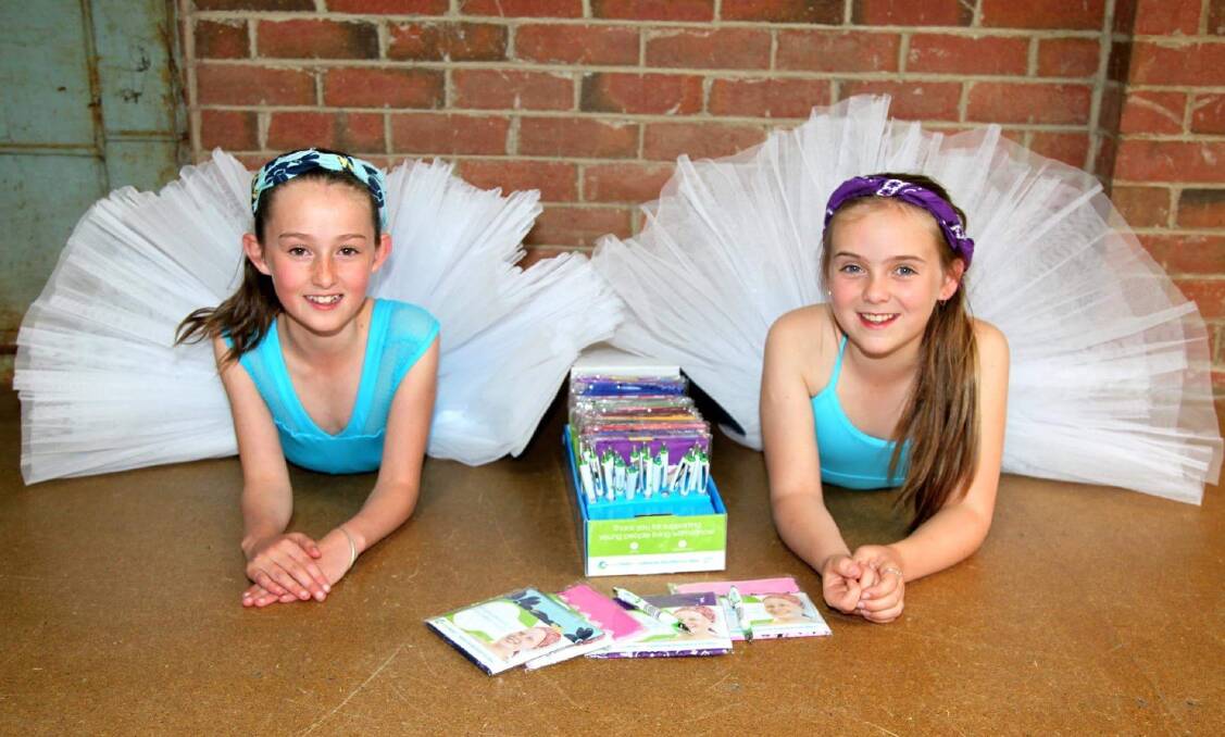 Tori Alliston and Demi Youman have had help from their friends at Craze Dance. Photo by Sharon Youman.