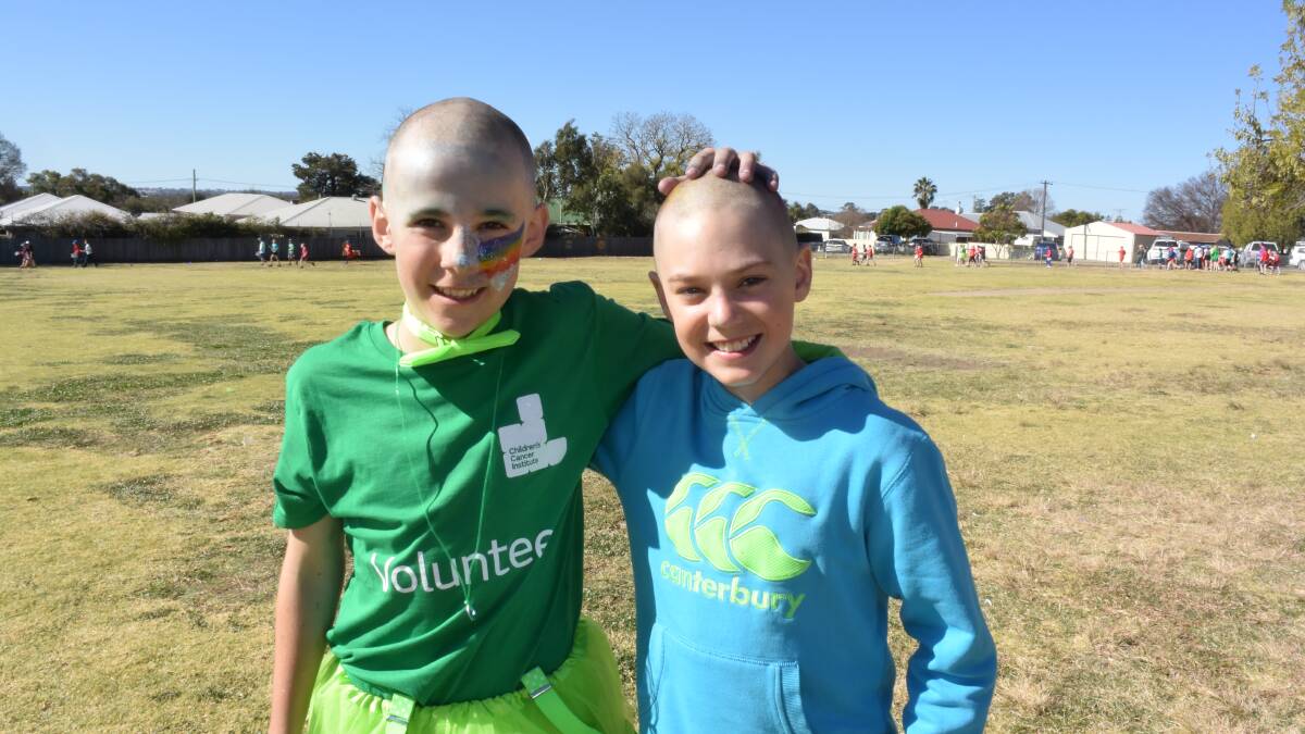 Young cancer survivor does shave for a cure