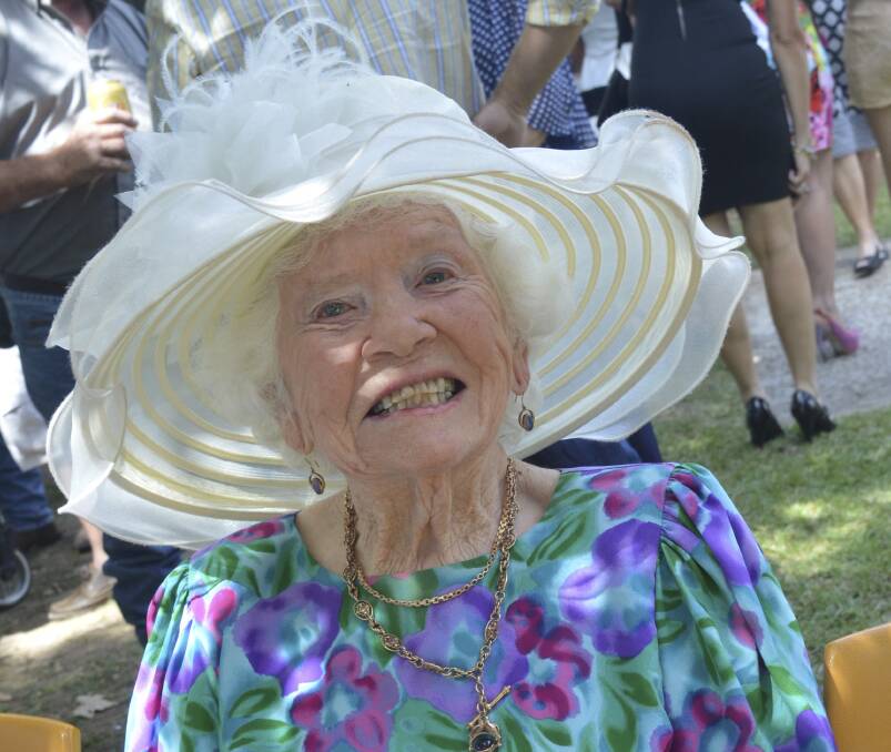 Greatly missed: Betty Cooper (formerly Donaldson) was a frequent visitor to Inverell's race meets and a dedicated supporter of the equestrian community.