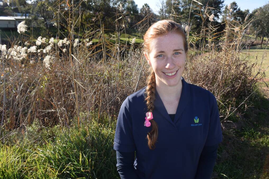 Inverell-based UNE student Emma-Lee Knight is in the final year of her nursing degree. She said the CWA grant helped her along.