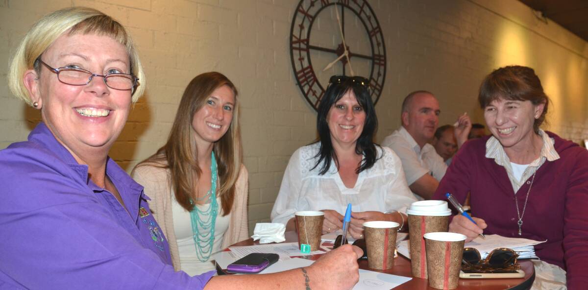 Sharon Staader, Jodi Knowlton, Michelle Campbell and Debbie Wilson were all smiles on the day.