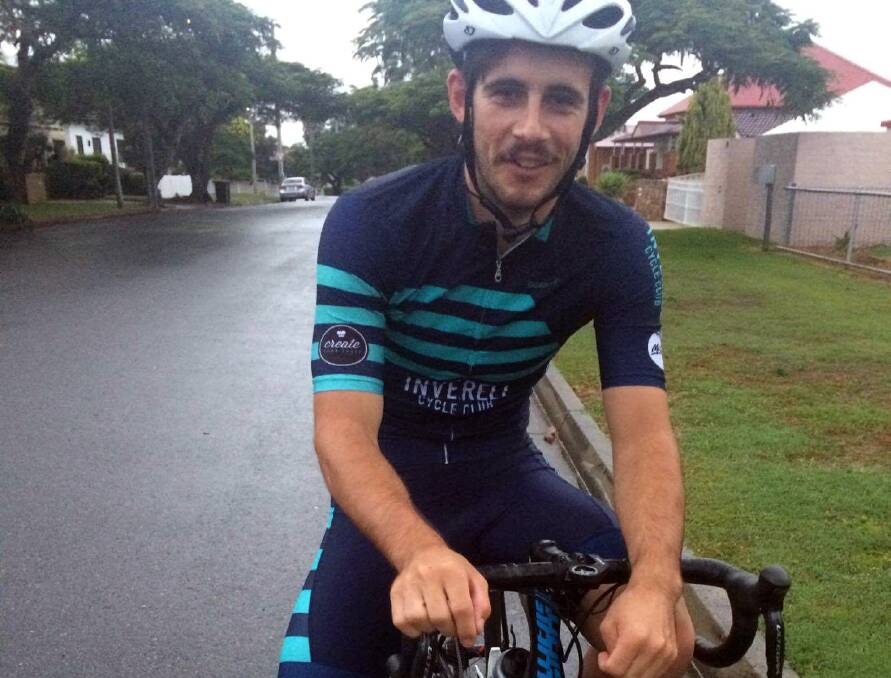 Callum Dolby has been training hard for the Grafton to Inverell Cycle Classic.