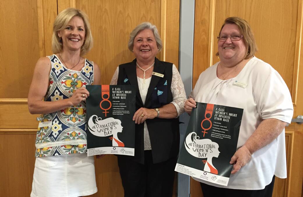 Inverell councillors Kate Dight, Di Baker and Jacki Watts are looking forward to the event.