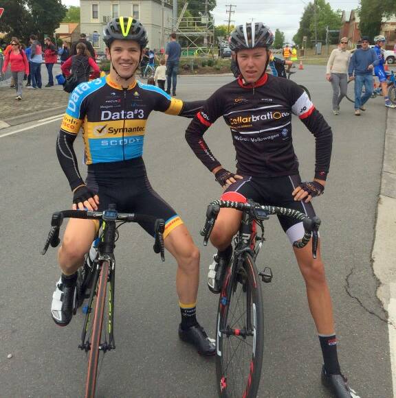 Ryan Thomas and Dylan Sunderland at the 2015 Australian Nationals. Both local riders will be in with a good chance of winning the Grafton to Inverell. Photo by Dan Wilks.