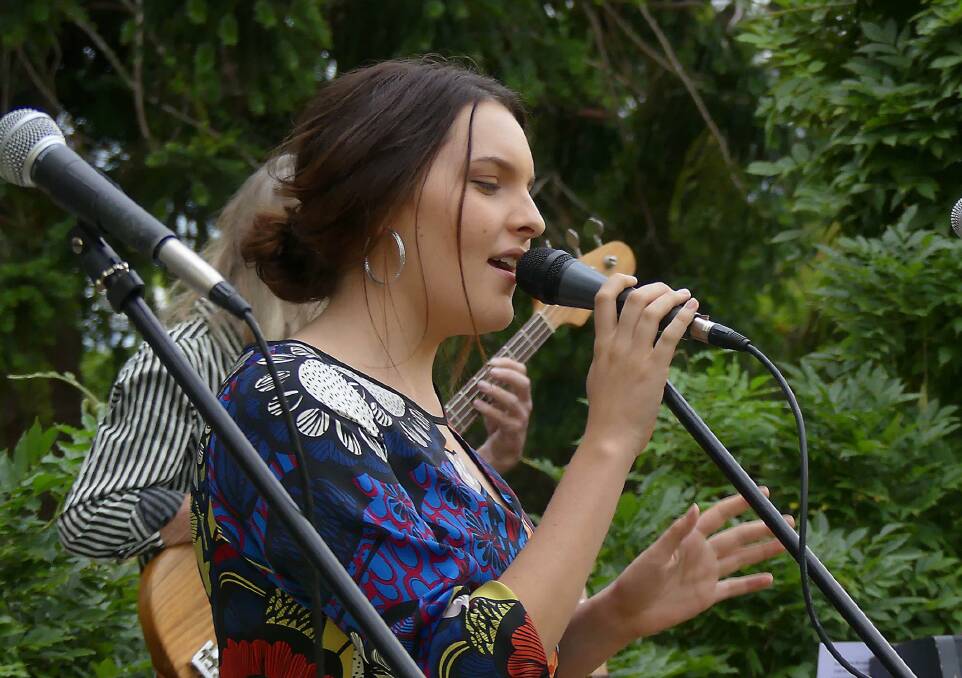 BIG DREAMS: Jasmine Richter is one of seven local artists taking their music to Germany. The group will perform everywhere from a castle to a winery. 