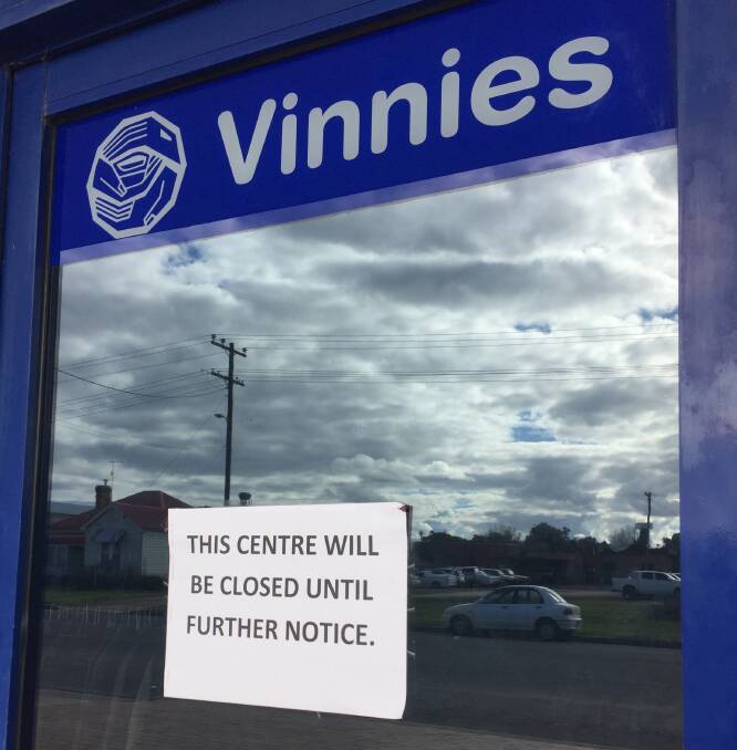 Vinnies centre temporary welfare assistance