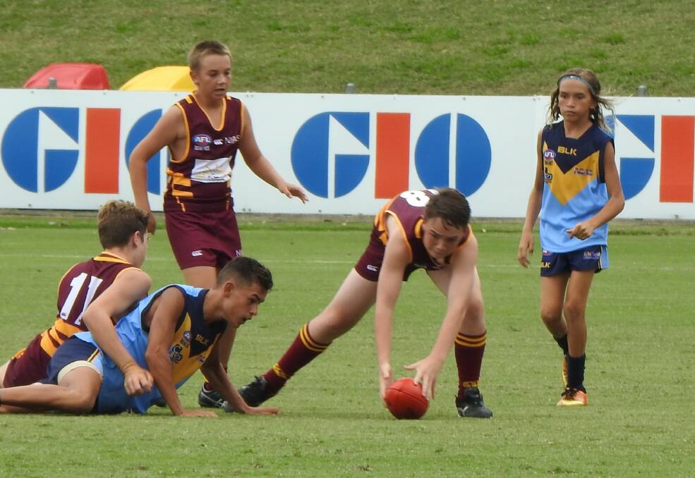 Inverell's Jonno Roberts in action. Photo contributed by Sonia Martin.