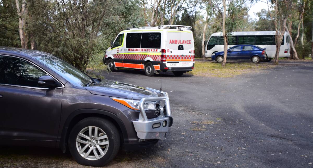 ON THE SCENE: NSW Ambulance and Volunteer Rescue Association were called to Goonoowigall this afternoon.