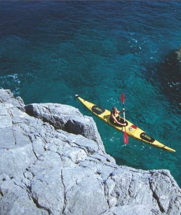 Sea safari: A kayaker enjoys the Turkish coast. Photo: Southern Sea Ventures