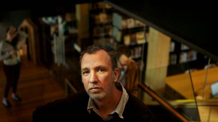 David Ryding, Melbourne's  inaugural City of Literature director at the Docklands library.  Photo: Simon Schluter