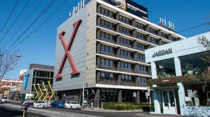 The recently refurbished X building is close to Alfasi Property's proposed office development. Photo: Supplied