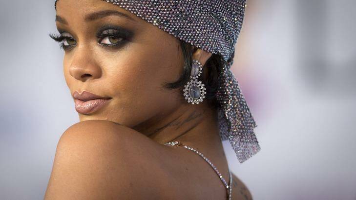 Targeted by hackers: Rihanna.