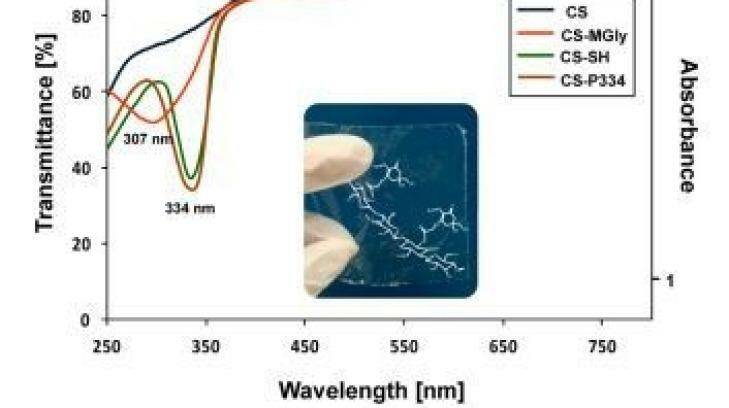 The UV-absorption rates of the transparent films are highly encouraging. Photo: Applied Materials & Interfaces