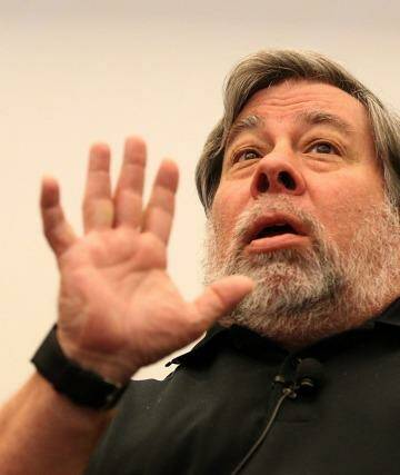 Apple co-founder Steve Wozniak will join UTS in December Photo: Rob Homer