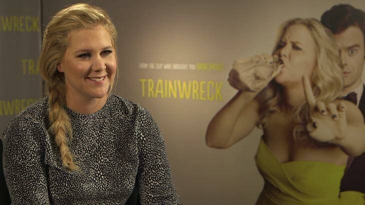 Strong audience ... Amy Schumer during her Australian visit to launch <i>Trainwreck</i>.  Photo: Fairfax Media
