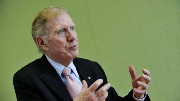Tony Abbott "sided with the angels" on needle exchange schemes, says Justice Michael Kirby. Photo: Justin McManus