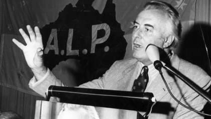 Time of change: the Labor government led by Gough Whitlam was elected in 1972 and moved quickly to remove race as a factor in immigration.***FDCTRANSFER*** pms Photo: Chris Fowler