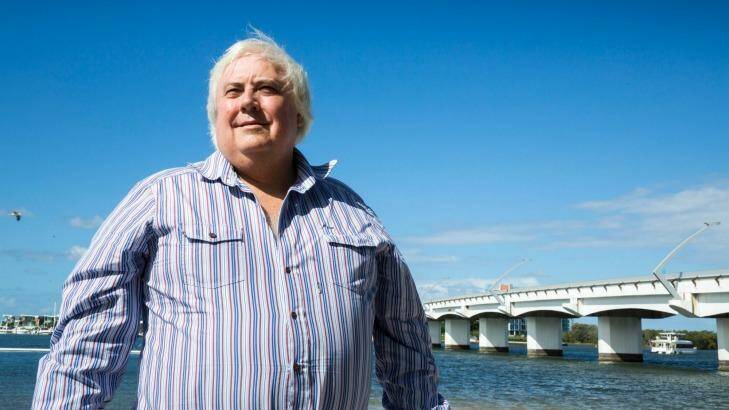 Clive Palmer has defended legal action against Chinese firm CITIC. Photo: Glenn Hunt