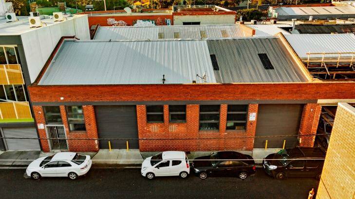 An owner-occupier paid $5.1 million for a solid brick warehouse at 11-13 Cubitt Street in Cremorne. Photo: Tim Shaw
