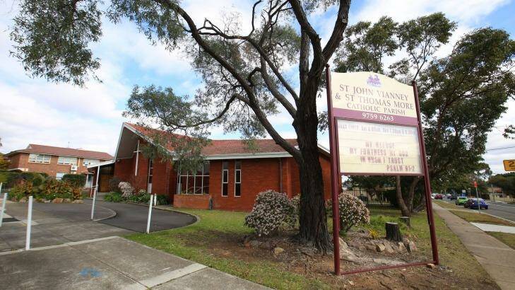 Domino effect: The incident at St John Vianney Catholic Church in Greenacre ended up involving the Catholic Education Office, the NSW Police Force and criminal charges. Photo: James Alcock