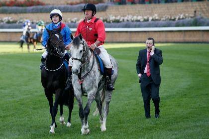 Wizard: Ryan Moore returns to scale on Adelaide.  Photo: Darrian Traynor