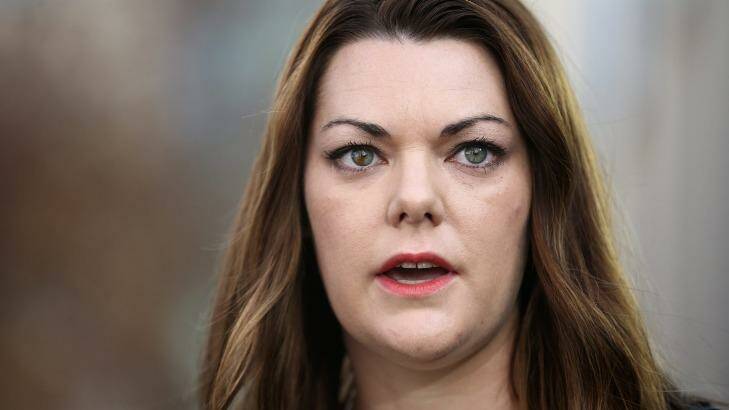 Sarah Hanson-Young questions how many new mothers re-entering the workforce would be left short because of the activity test. Photo: Alex Ellinghausen / Fairfax