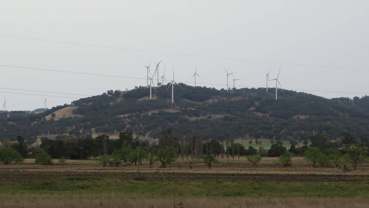 White Rock Wind Farm, between Glen Innes and Inverell.
