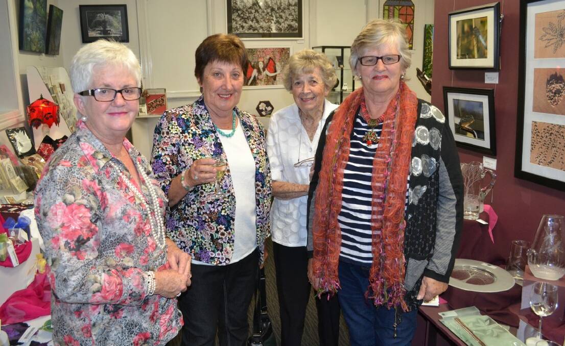 Colleen Nancarrow, Judy Wilson, Joan Newhook and Wendy Rodgers. Photo by Harold Konz No 8683