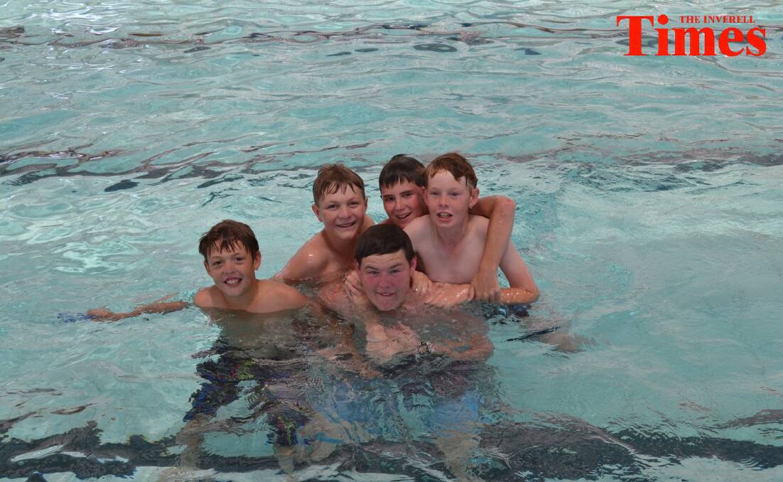Saturdays temperature reached 38.7 degrees, the Inverell Town pool was a great way to cool down.