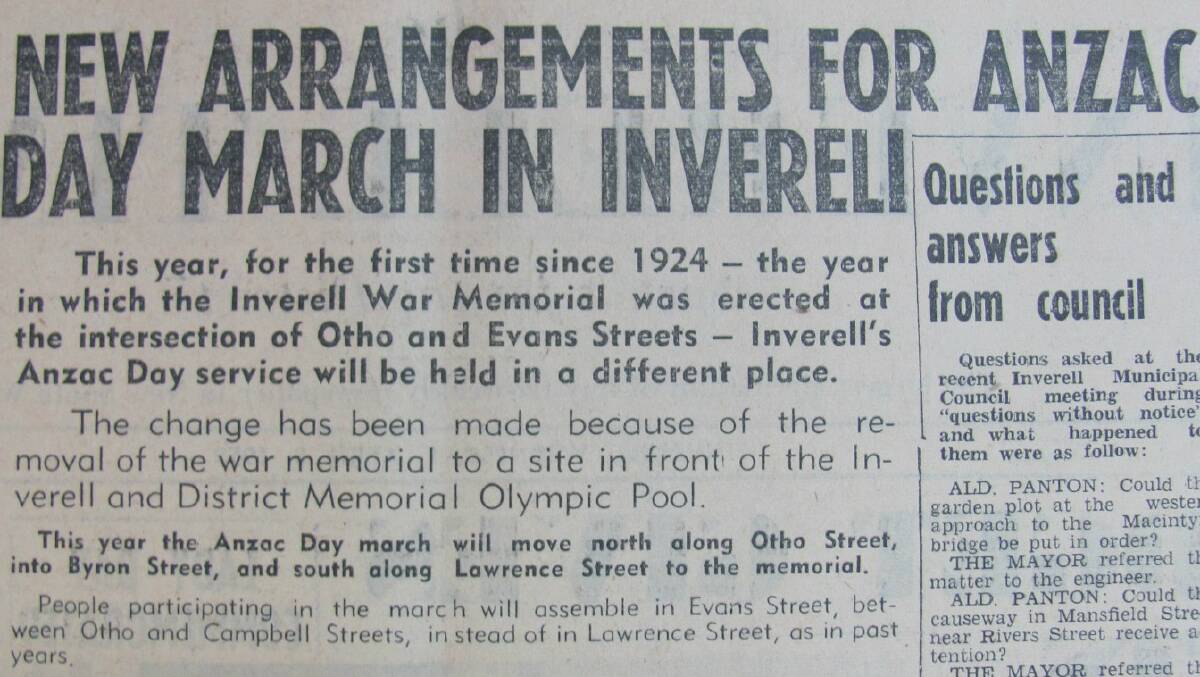 New march arrangments 1959