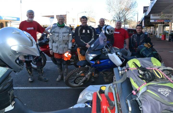 The Scrapheap Challenge hosted a charity motorbike ride on Saturday, with money raised going to Down Syndrome NSW.