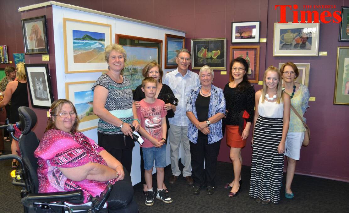 Inverell Art Gallery students opened an eclectic exhibition last Friday.