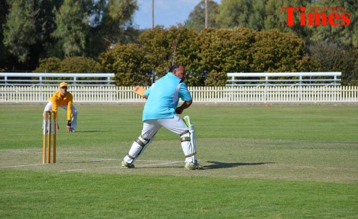 Varley Oval was the centre of action for A grade cricket, when Campbell & Freebairn V Aussies.